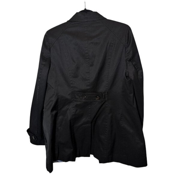 Marc New York by Andrew Marc utility button front jacket black women's size L - Picture 3 of 3
